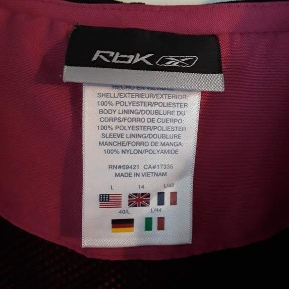 Reebok Tracksuit Pants and Jacket Size L - Picture 6 of 14